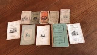 Chapbook lot 1827-1850's woodcuts ten items illustrated children's books