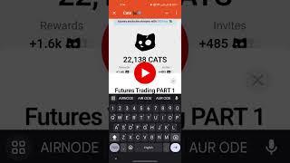 Futures Trading PART 1  Cats Youtube Video Code | Cats Youtube Code Today | 2 Oct Cats Video code