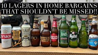 Top 10 Super Cheap World Lagers From Home Bargains That Are Great Value For Money, Cheap Beer Review