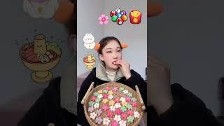 The challenge of eating emoticon pack with gourmet girl #440