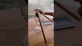 Gravity trick - balancing forks on a toothpick