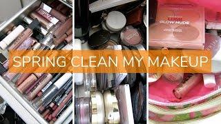 SPRING CLEAN MY MAKEUP COLLECTION | Decluttering Again