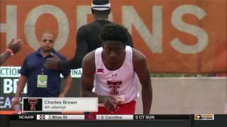 T&F: Charles Brown earns Big 12 Athlete of the Week