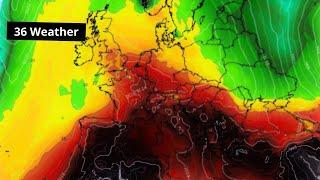 Europe Weather | June 23 , 2025 , GFS Model in 850 hPa - Europe Temperature