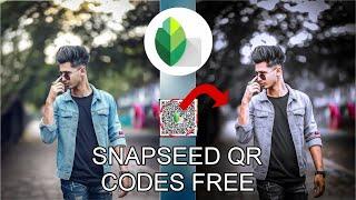 snapseed qr code preset 2025 face smooth and background change qr codes free. snapseed tricks