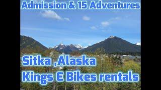 Sitka Alaska, Fortress of the Bear, Kings E-Bike Rentals & a small walk through the town