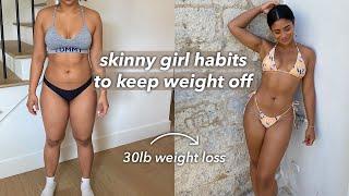 If you can't lose weight, watch this (10 habits to stay slim)