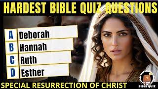 30 HARDEST BIBLE QUIZ QUESTIONS - Bible Quiz