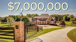 INSIDE a $7,000,000 Georgia MEGA MANSION