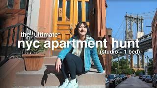 NYC apartment hunting 2025 | 10 apt tours w/ prices + tips!