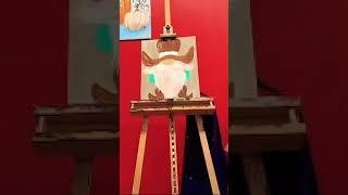 Time-Lapse Cowboy Gnome painted by Tracy Pollard from The Loaded Brush.