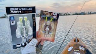 (S5 Ep23) Fishing Community Docks with Artificial Shrimp | Savage Gear & Vudu