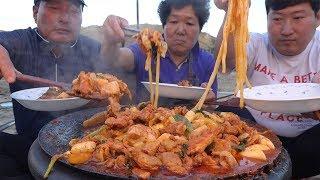 집에서 먹는 춘천 닭갈비~[[춘천바른닭갈비(Spicy Stir-fried Chicken)]] 요리&먹방!! - Mukbang eating show