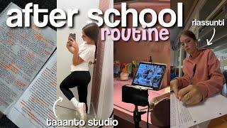 AFTER SCHOOL ROUTINE: Il mio pomeriggio dopo scuola!  *lento ma produttivo* || SZ