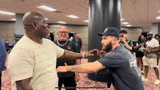 JAMES TONEY & CALEB PLANT SQUARE UP: "F**K OFF! WE CAN DO IT RIGHT NOW!" SHOW MUTUAL RESPECT