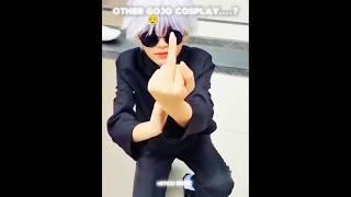 This Gojo Cosplay #sigma #sigmamale #sigmarule #trollfaceedit #aura #disaster #ytshorts