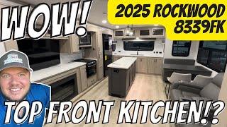 2025 Rockwood Signature 8339FK | Biggest Front Kitchen Travel Trailer I've EVER SEEN