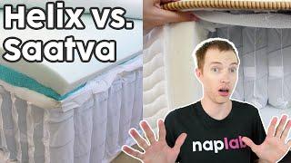 Helix vs. Saatva - 6 Mattresses Compared