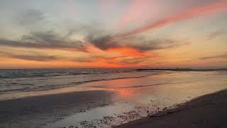 Vivid Sunset Spectacle: Color Explosion over the Gulf of Mexico, Dunedin