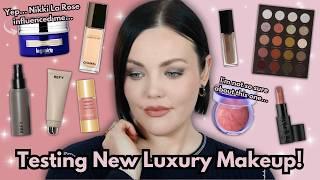 GRWM Testing New Luxury Makeup!