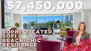 CHIC MIAMI BEACH CONDO STEPS FROM THE OCEAN ~ One Ocean 306 ~ $7,450,000 ~ DORA PUIG