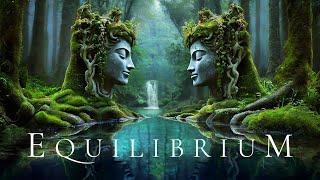 EQUILIBRIUM | Deep Ambient Relaxation Soundscape with Rain - Ethereal Fantasy Relaxing Ambient Music