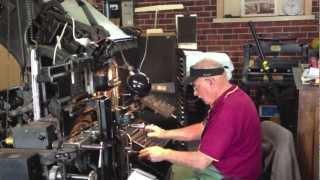 Linotype machine, Printing Press, typesetting, 1892 - 1970 CLassic Machinery