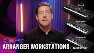 Compare Yamaha Arranger Workstations (Deutsch)