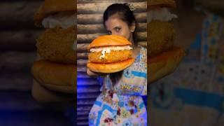 Crispy veggie burger recipe!! #food #recipe #shortvideo #shorts #short #burger