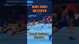 Ramji kashyap  Ultimate kho kho skydive  Shorts #khokho #viral #skydive #khokhodive #shorts #short