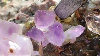 how to find Crysta!Adventure 4Day Find Precious Gemstones, Mining For Amethyst, Quartz Crystal..,