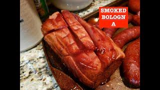 SMOKED BOLOGNA | MASTERBUILT ELECTRIC SMOKER | COOKING FROM THE LOFT