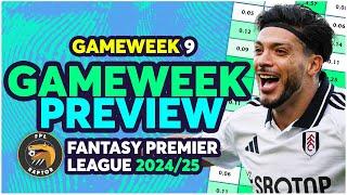 RAUL, CUNHA, OR WISSA?  | MY FPL GAMEWEEK 9 PREVIEW | Fantasy Premier League Tips 2024/25