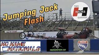 Nostalgia Dragster @2HacksGarage Jumping Jack Flash #nonamenationals