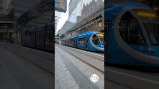 West Midlands Metro Arriving at Grand Central - Tram 40