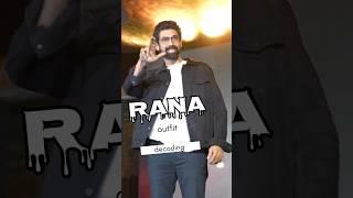 Rana Daggubati Outfit Recreate ||#ranadaggubati #prabhas #kalki #shorts