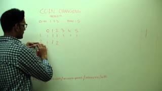 Coin Changing Number of ways to get total dynamic programming