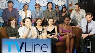 The Walking Dead Interview | TVLine Studio Presented by ZTE | Comic-Con 2016