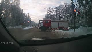 Tuletõrje Vabaduse puiesteel/Fire truck in Tallinn