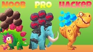 Dino bash - NOOB vs PRO vs HACKER  - total dinosaur