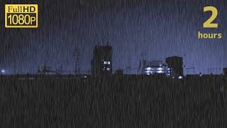 眠れない夜に雷雨の音で心を落ち着かせる 2時間22分