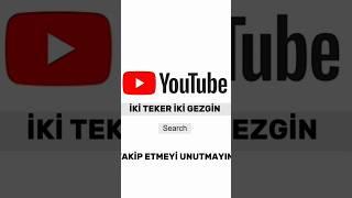 İKİ TEKER İKİ GEZGİN TAKİP ETMEYİ UNUTMAYIN. #youtubecannel #motocycle #motosiklet