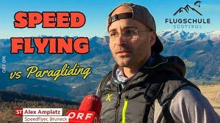 Sicherheit im Speedflying & der Unterschied zum Gleitschirmfliegen | Interview vom ORF TV