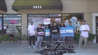 Students rally outside tech repair store to support Right to Repair Act