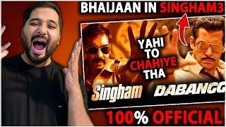 Salman Khan Officially ENTER in Cop Universe : Singham 3 | Chulbul Pandey Cameo In Singham Again