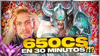 ¡650 CS EN 30 MINUTOS??? WTF!  *RECORD MUNDIAL CON TRYNDA*