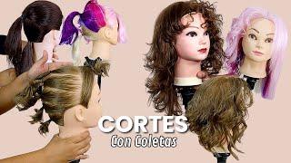 Los Mejores Cortes con COLETAS [ Tendencia 2023 ] ️ PonyTail Cut