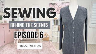 The Brynn Cardigan behind the scenes