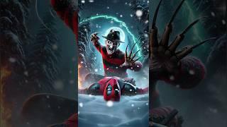 Deadpool and Spider-Man vs  psychopath battle #spiderman #deadpool #frozen #jason