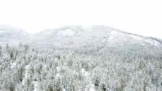 Drone view of our 40 acre Off Grid property in Northern Idaho